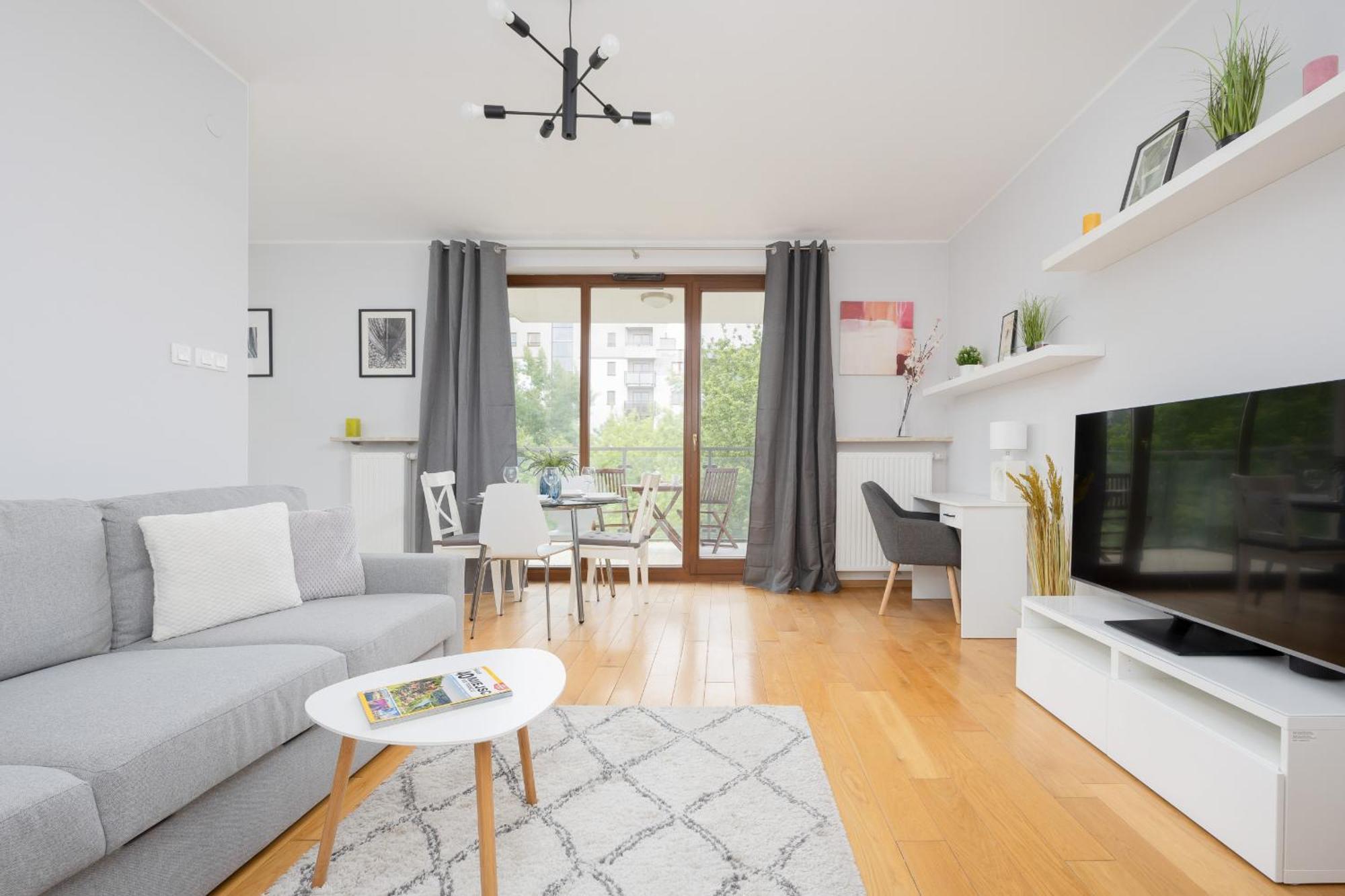 City Apartment With Parking Near Metro Mlociny By Noclegi Renters Varsó Kültér fotó